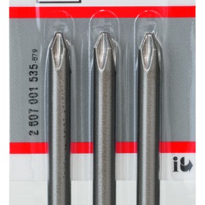 Screwdriver bit Extra Hard PH 2, 89 mm, 3 pc Screwdriver bit Extra Hard PH 2, 89 mm, 3 pc