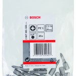 Screwdriver bit Extra Hard PZ 1, 25 mm, 25 pc, plastic bag Screwdriver bit Extra Hard PZ 1, 25 mm, 25 pc, plastic bag