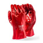 PVC Red Glove (Smooth) PVC Red Glove (Smooth)
