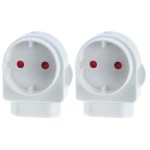 Current – Adapter / Schuko and Euromate Adapter – Bulk Pack of 2 Current – Adapter / Schuko and Euromate Adapter – Bulk Pack of 2