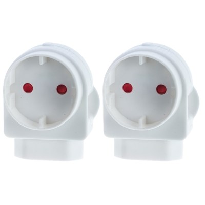 Current – Adapter / Schuko and Euromate Adapter – Bulk Pack of 2 Current – Adapter / Schuko and Euromate Adapter – Bulk Pack of 2