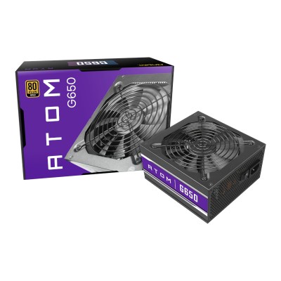 Antec Atom G650 650W Gold ATX Modular PSU Antec Atom G650 650W Gold ATX Modular PSU