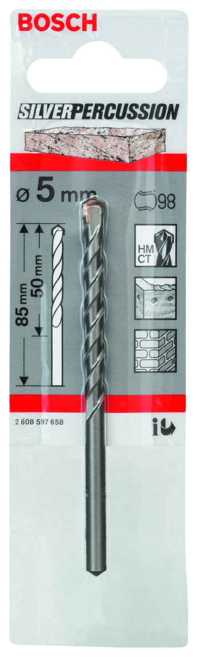 CYL-3 Concrete Drill Bit 5 x 50 x 85 mm, d 4,5 mm CYL-3 Concrete Drill Bit 5 x 50 x 85 mm, d 4,5 mm