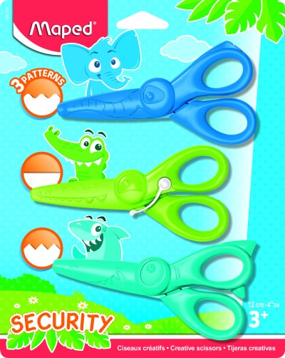 Maped KidiCraft 12cm Scissors 3’s Maped KidiCraft 12cm Scissors 3’s