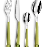 Amefa Guimauve 16 Piece Green Cutlery Set Amefa Guimauve 16 Piece Green Cutlery Set