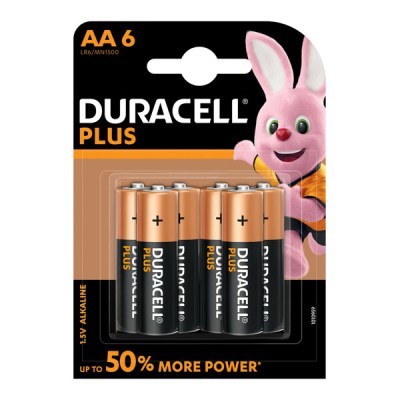 Duracell Power Plus AA – 6’s x 1 Duracell Power Plus AA – 6’s x 1