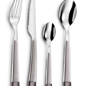 Amefa Guimauve 16 Piece Grey Cutlery Set Amefa Guimauve 16 Piece Grey Cutlery Set