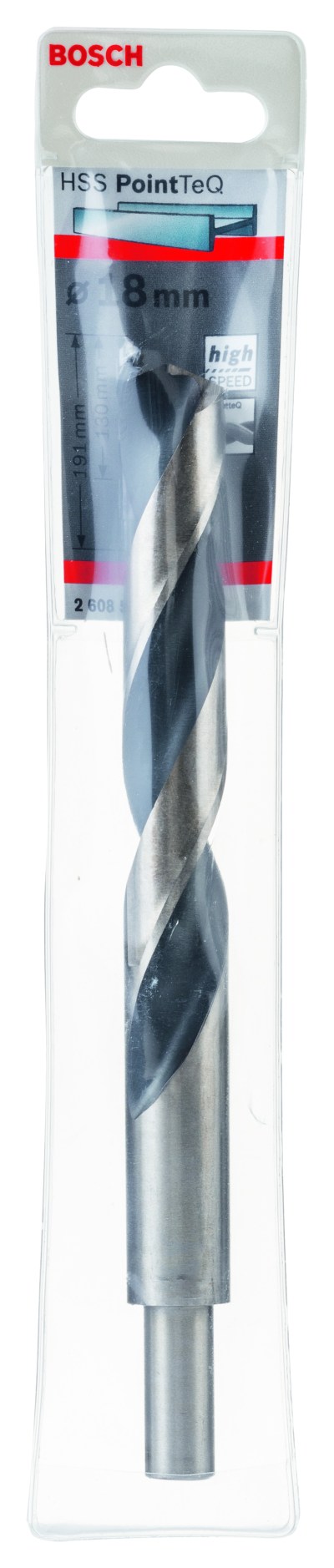 HSS Twist Drill Bit PointTeQ 18.0mm (reduced shank) HSS Twist Drill Bit PointTeQ 18.0mm (reduced shank)