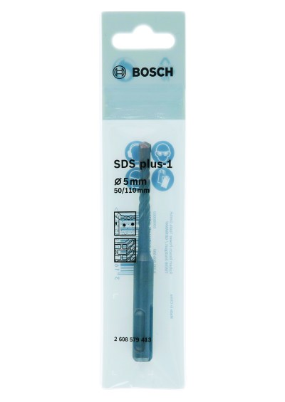 SDS plus-1 4-flute 5.0 x 50 x 110 mm SDS plus-1 4-flute 5.0 x 50 x 110 mm