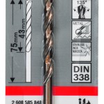 HSS-Co Metal Drill Bits, DIN 338 4,2 x 43 x 75 mm HSS-Co Metal Drill Bits, DIN 338 4,2 x 43 x 75 mm