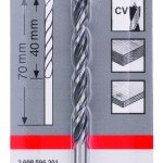 Standard Brad Point Drill Bit 4 x 43 x 75 mm, d 4 mm Standard Brad Point Drill Bit 4 x 43 x 75 mm, d 4 mm
