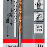 HSS-TiN Metal Drill Bits, DIN 338 3,2 x 36 x 65 mm HSS-TiN Metal Drill Bits, DIN 338 3,2 x 36 x 65 mm