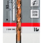 HSS-TiN Metal Drill Bits, DIN 338 5,5 x 57 x 93 mm HSS-TiN Metal Drill Bits, DIN 338 5,5 x 57 x 93 mm