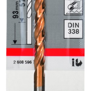 HSS-TiN Metal Drill Bits, DIN 338 5,5 x 57 x 93 mm HSS-TiN Metal Drill Bits, DIN 338 5,5 x 57 x 93 mm
