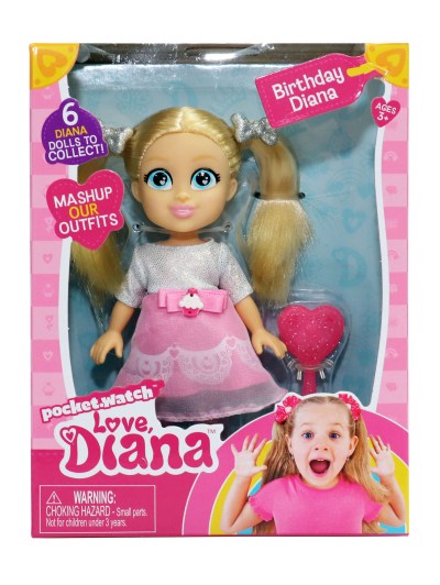 Love Diana 6 Inch Birthday Diana Love Diana 6 Inch Birthday Diana