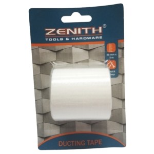 Zenith – Tape / Ducting Tape – White (48mm x 5m) Zenith – Tape / Ducting Tape – White (48mm x 5m)