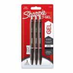Sharpie S-Gel Gel Pens Medium Point (0.7mm) Black Pack of 3 Sharpie S-Gel Gel Pens Medium Point (0.7mm) Black Pack of 3
