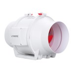 VTRONIC AC Mixed Flow Inline Duct Fan 150mm / 6” VTRONIC AC Mixed Flow Inline Duct Fan 150mm / 6”