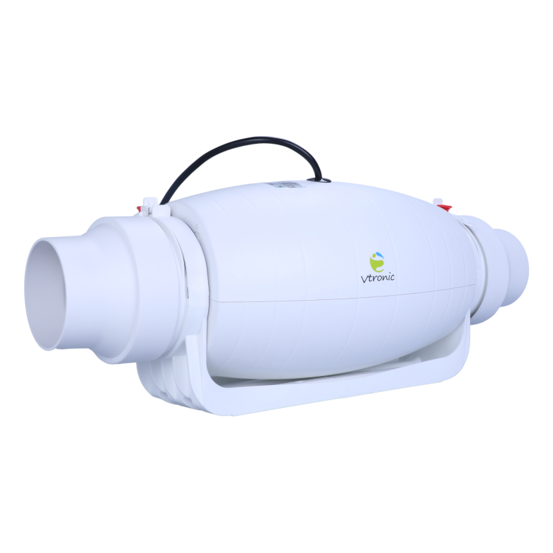 VTRONIC Silent Mixed Flow Inline Duct Fan 100mm / 4” VTRONIC Silent Mixed Flow Inline Duct Fan 100mm / 4”