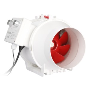 VTRONIC Temperature Control AC Inline Duct Fan 150mm / 6” VTRONIC Temperature Control AC Inline Duct Fan 150mm / 6”