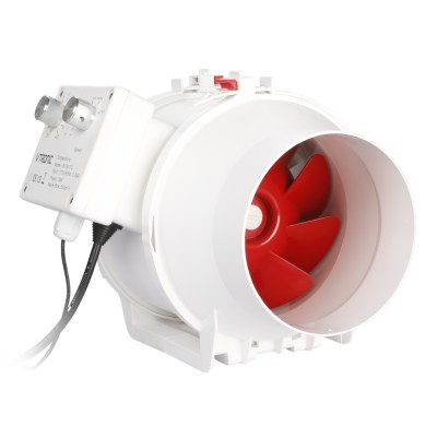 VTRONIC Temperature Control AC Inline Duct Fan 150mm / 6” VTRONIC Temperature Control AC Inline Duct Fan 150mm / 6”