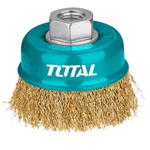 Total Tools – Wire Cup Brush with Nut- 75mm Total Tools – Wire Cup Brush with Nut- 75mm