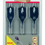 3- Piece Set Self Cut Speed Spade Bit, Hexagon 3- Piece Set Self Cut Speed Spade Bit, Hexagon