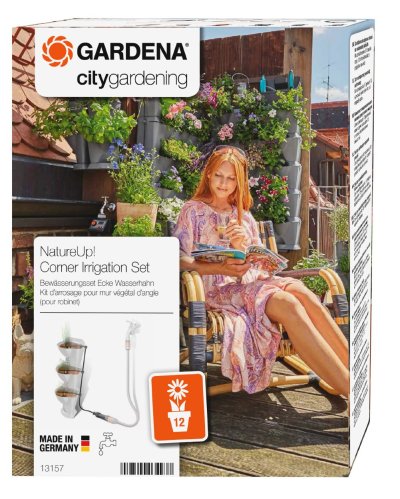 GARDENA City Gardening Vertical Gardening Corner Watering Kit GARDENA City Gardening Vertical Gardening Corner Watering Kit