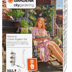 GARDENA City Gardening Vertical Gardening Corner Watering Kit GARDENA City Gardening Vertical Gardening Corner Watering Kit