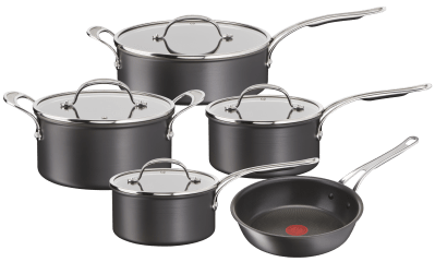Jamie Oliver by Tefal Cooks Classic Hard Anodised 9 piece set Jamie Oliver by Tefal Cooks Classic Hard Anodised 9 piece set