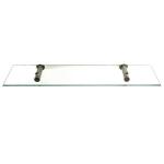 Shelca – Glass Shelf Cowrie Venus Polished Stainless Steel – 50 x 12cm Shelca – Glass Shelf Cowrie Venus Polished Stainless Steel – 50 x 12cm