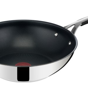 Jamie Oliver by Tefal Kitchen Essential Stainless Steel Wok Pan 28 cm Jamie Oliver by Tefal Kitchen Essential Stainless Steel Wok Pan 28 cm