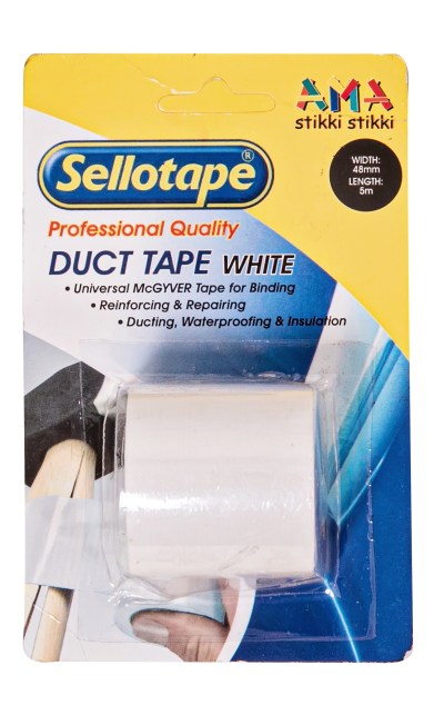 Sellotape Duct Tape White 48mm x 5m Sellotape Duct Tape White 48mm x 5m