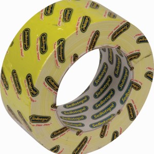 Sellotape Duct Tape Fluorescent Yellow 48mm x 20m Sellotape Duct Tape Fluorescent Yellow 48mm x 20m