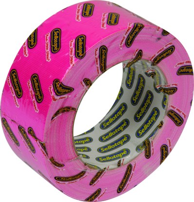 Sellotape Duct Tape Fluorescent Pink 48mm x 20m Sellotape Duct Tape Fluorescent Pink 48mm x 20m