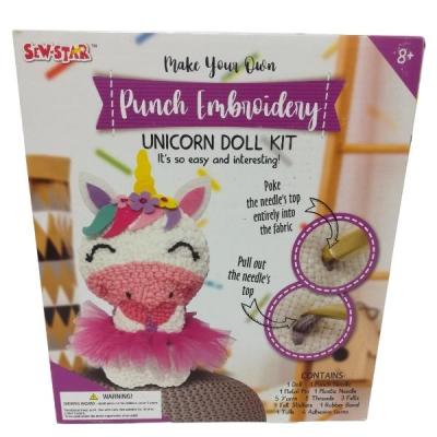 Source Direct – Punch Embroidery Set – DIY Arts and Crafts Kit – Unicorn Source Direct – Punch Embroidery Set – DIY Arts and Crafts Kit – Unicorn