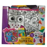 Source Direct – Tote Bag with Markers – DIY Arts & Crafts 28 x 24cm – Owl Source Direct – Tote Bag with Markers – DIY Arts & Crafts 28 x 24cm – Owl