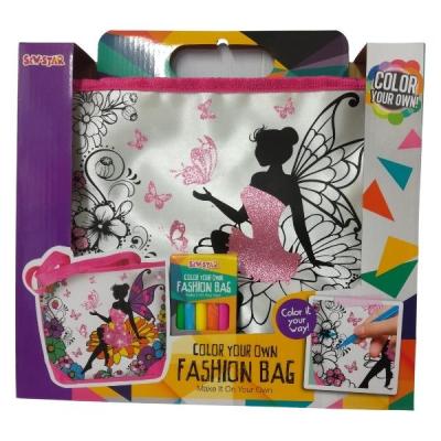 Source Direct- Tote Bag with Markers – DIY Arts & Crafts 28 x 24cm – Fairy Source Direct- Tote Bag with Markers – DIY Arts & Crafts 28 x 24cm – Fairy