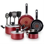 T-Fal Simply Cook 12 piece Set – Red T-Fal Simply Cook 12 piece Set – Red