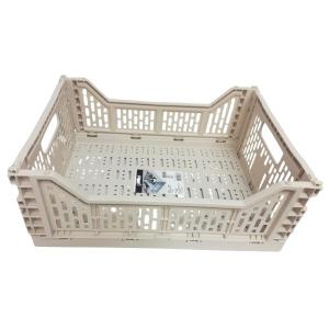 Source Direct – Collapsible Storage Basket 15L (40cm x 30cm x 14cm) – Cream Source Direct – Collapsible Storage Basket 15L (40cm x 30cm x 14cm) – Cream
