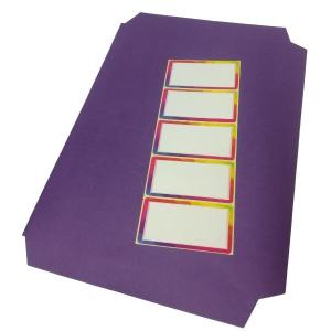 Source Direct – A4 Pre-Cut 5 Book Covers with 5 Labels – Pack of 2 (Purple) Source Direct – A4 Pre-Cut 5 Book Covers with 5 Labels – Pack of 2 (Purple)
