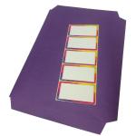 Source Direct – A4 Pre-Cut 5 Book Covers with 5 Labels – Pack of 2 (Purple) Source Direct – A4 Pre-Cut 5 Book Covers with 5 Labels – Pack of 2 (Purple)