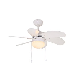 Radiant – Mikro Ceiling Light Fan White Radiant – Mikro Ceiling Light Fan White
