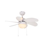 Radiant – Mikro Ceiling Light Fan White Radiant – Mikro Ceiling Light Fan White