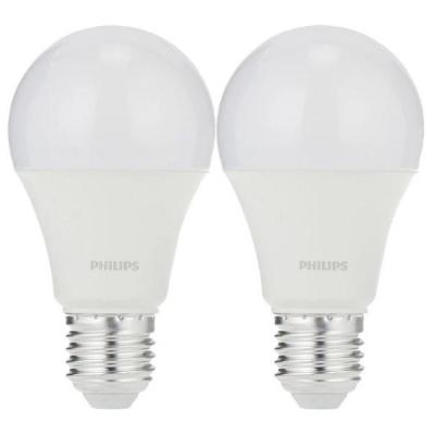 Philips – Essential LED Light E27 3000K Warm Warm Light – Pack of 2 (9W) Philips – Essential LED Light E27 3000K Warm Warm Light – Pack of 2 (9W)