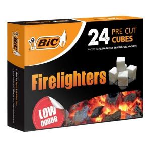 Bic – Firelighters / Pre-Cut Firelighter Cubes 24s – Pack of 2 Bic – Firelighters / Pre-Cut Firelighter Cubes 24s – Pack of 2
