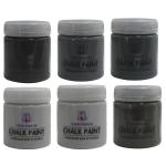 Harlequin – Paint Kit / Painting Set (Shades of Grey) – Pack of 6 (100ml) Harlequin – Paint Kit / Painting Set (Shades of Grey) – Pack of 6 (100ml)