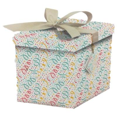 SourceDirect – Gift Box / Flat-Pack Large Gift Box 22 x 22 x 22cm – Ribbons SourceDirect – Gift Box / Flat-Pack Large Gift Box 22 x 22 x 22cm – Ribbons