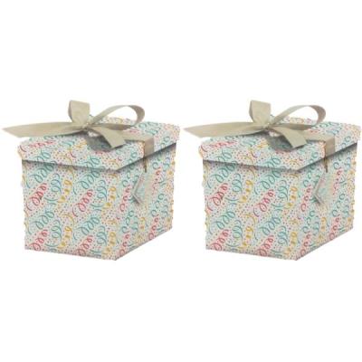 SourceDirect – Gift Box / Flat-Pack Large Gift Box – Pack of 2 (Ribbons) SourceDirect – Gift Box / Flat-Pack Large Gift Box – Pack of 2 (Ribbons)