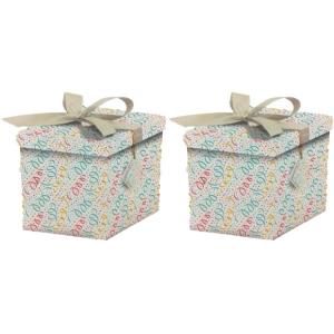 SourceDirect – Gift Box / Flat-Pack Large Gift Box – Pack of 2 (Ribbons) SourceDirect – Gift Box / Flat-Pack Large Gift Box – Pack of 2 (Ribbons)